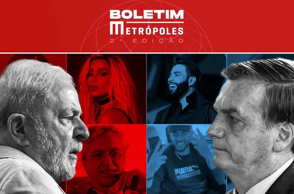 Imagem colorida dos destaques do Boletim Metrópoles de 18/10/2022