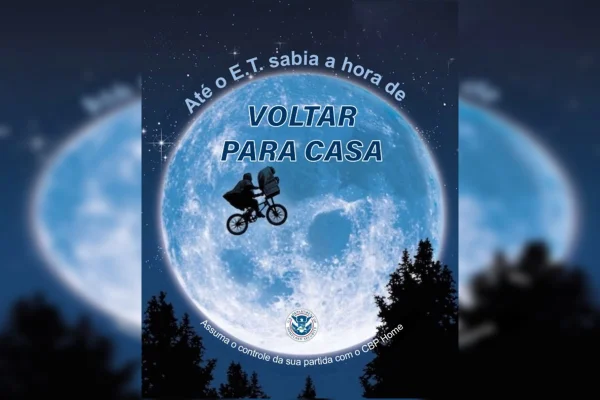 Imagem colorida de uma publicação nas redes sociais