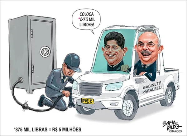 Charge do Amarildo