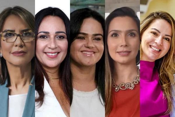 Marília Góes, Rejane Dias, Aline Peixoto, Renata Calheiros e Onélia Santana têm algo em comum