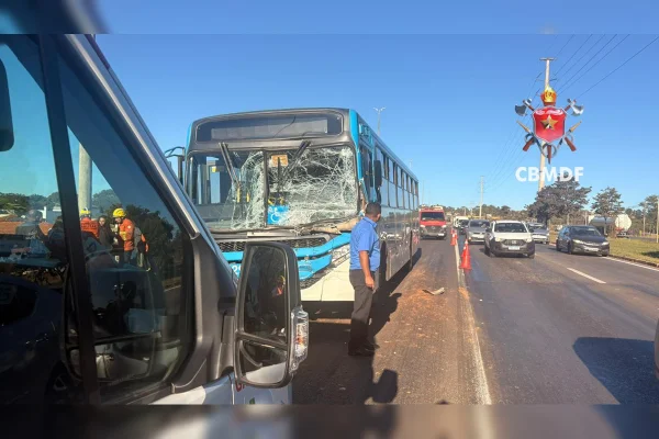 Acidente entre ônibus e caminhão deixa 14 feridos no DF - destaque galeria Acidente entre ônibus e caminhão deixa 14 feridos no DF - destaque galeria