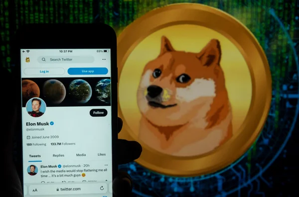 Criptomoeda despenca depois de Musk tirar cachorro do logo do Twitter
