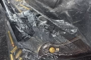 A PM conseguiu apreender cinco tabletes de maconha além de armas durante o patrulhamento 