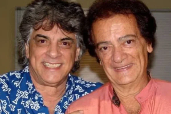 Ronald Antonucci com Márcio, da dupla Os Vips