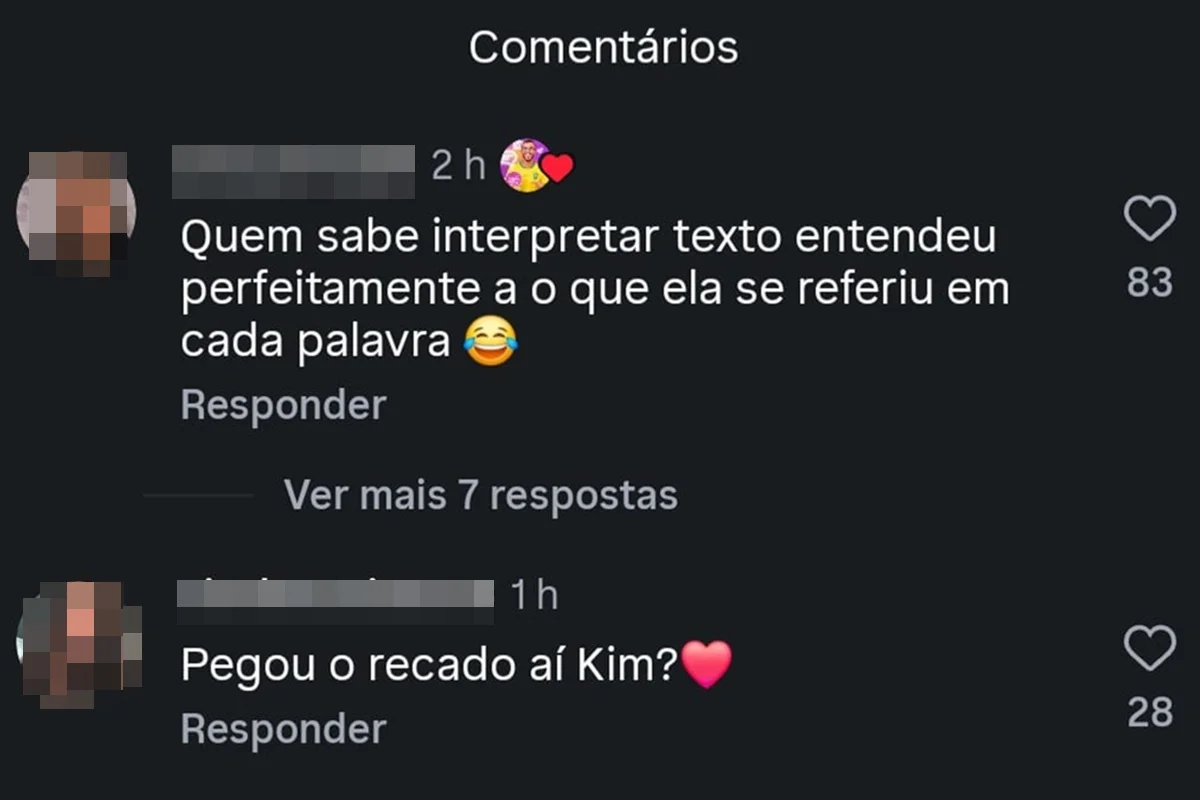 Internautas apontaram que Carol Dantas mandou uma indireta para Amanda Kimberly Internautas apontaram que Carol Dantas mandou uma indireta para Amanda Kimberly
