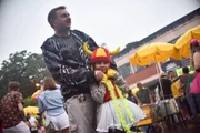 Marcelo Santos e a filha Maria Beatriz