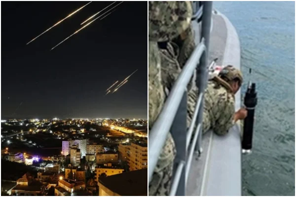 Mísseis iranianos e militar dos EUA com novo dispositivo de guerra - Metrópoles