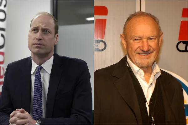 príncipe william e Gene Hackman