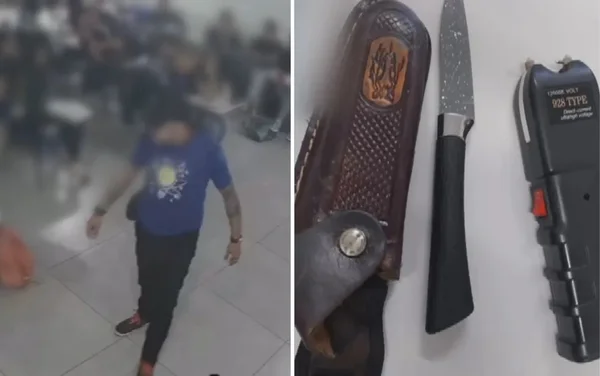 imagem colorida pai invade escola da filha goiania