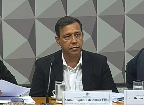 Reprodução de imagem colorida do presidente do Sindicato Nacional dos Aposentados, Pensionistas e Idosos da Força Sindical (Sindnapi), Milton Baptista de Souza Filho, o Milton Cavalo - Metrópoles