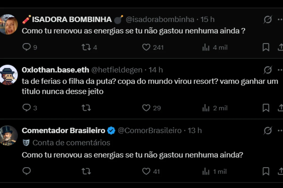 Torcedores zombam após Neymar “renovar as energias” com a família - imagem 1 Torcedores zombam após Neymar “renovar as energias” com a família - imagem 1