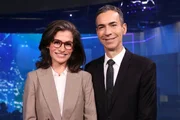 Renata Vasconcellos e César Tralli