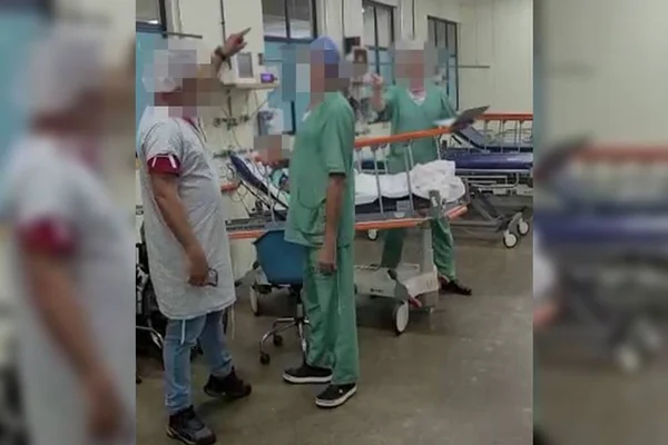 Anestesista e acompanhante discutem no Hospital de Base - Metrópoles