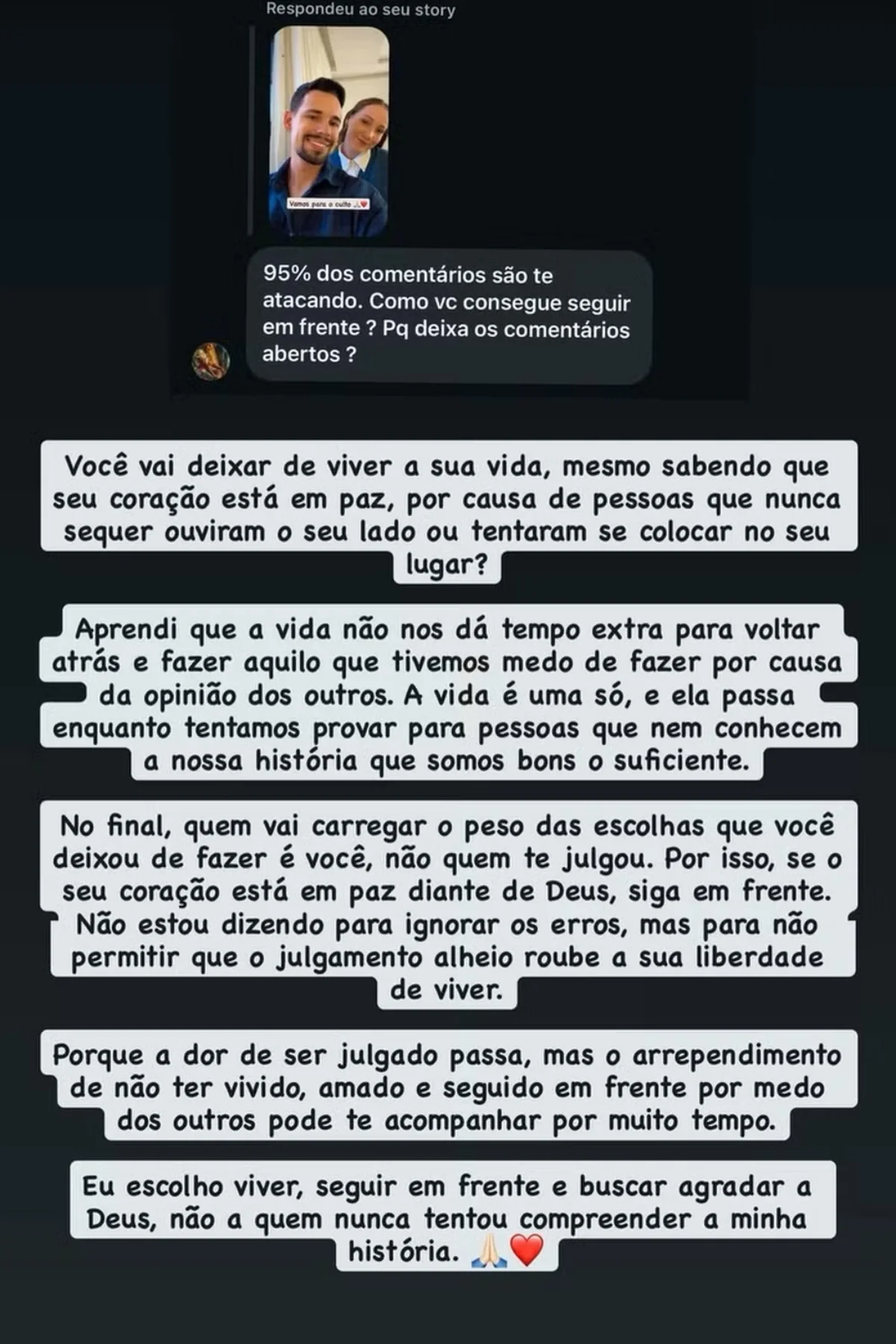 Lucas Borbas respondeu sobre as críticas que recebe nas redes. Lucas Borbas respondeu sobre as críticas que recebe nas redes.