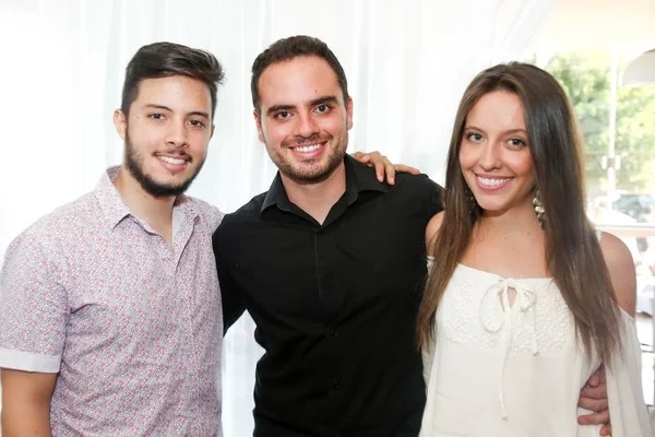 Daniel Macedo, Paulo Tarso e Rafaela Clark Daniel Macedo, Paulo Tarso e Rafaela Clark