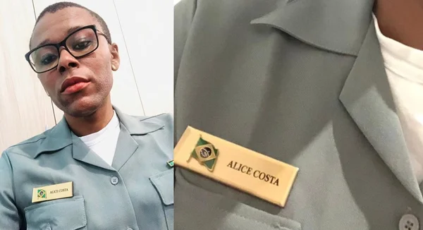 Alice Costa, militar trans afastada da Marinha