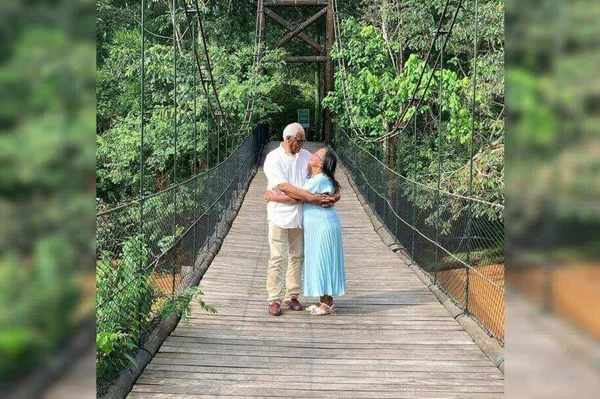 Casal se casou após amizade de longa data