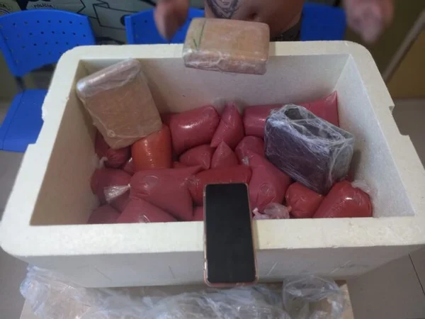 Homem é preso ao transportar droga escondida em isopor no Pará