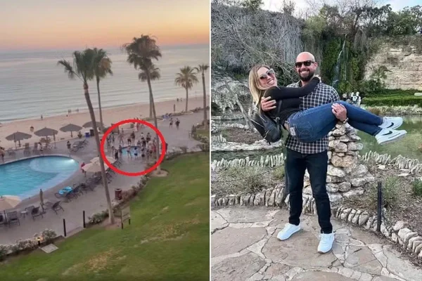 Imagem colorida de casal que morreu eletrocutado - Metrópoles