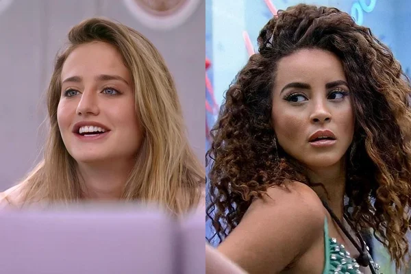 Montagem com as fotos de Domitila e Bruna Griphao - Metrópoles