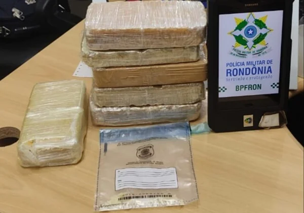 Homem foi preso com 6 kg de cocaína