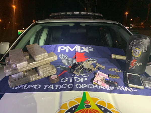 Em duas ações, Polícia Militar apreende mais de 10 kg de maconha no DF