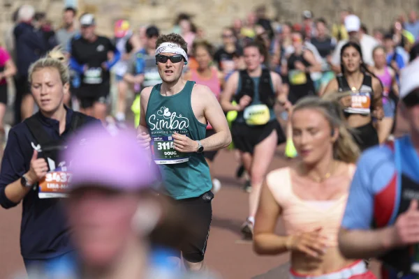 Imagem colorida de maratona