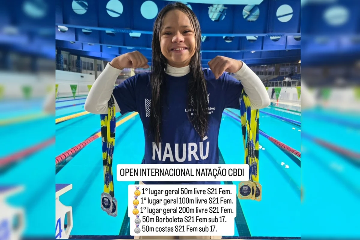 A jovem brasiliense é atleta do projeto Nauru e treina no Centro Olímpico da Universidade de Brasília (UnB) A jovem brasiliense é atleta do projeto Nauru e treina no Centro Olímpico da Universidade de Brasília (UnB)