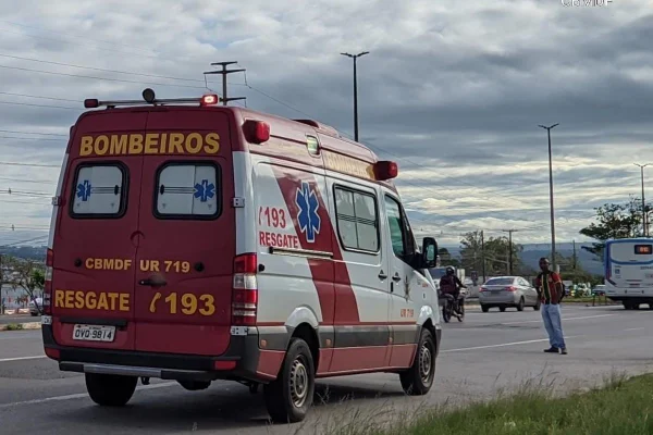 Homem é atropelado em Sobradinho e levado a hospital em estado grave 