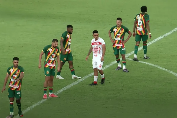 Imagem do jogo entre Sampaio Corrêa e Imperatriz pela Série D do Campeonato Brasileiro