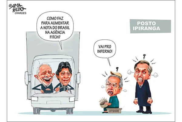 Charge do Amarildo