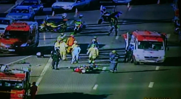 Acidente envolvendo um carro e duas motos complica trânsito na BR-060