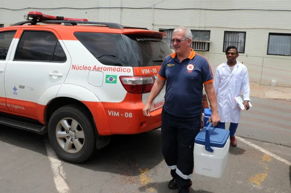 A logística que salva vidas. Parceria em transporte torna mais ágil o trabalho da equipe de transplantes do DF