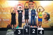 Pódio 16 km masculino