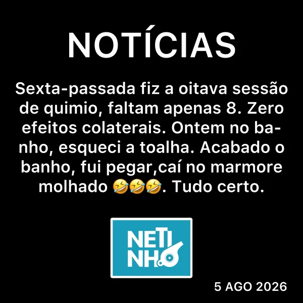 Em tratamento contra o câncer, Netinho relata acidente doméstico - destaque galeria