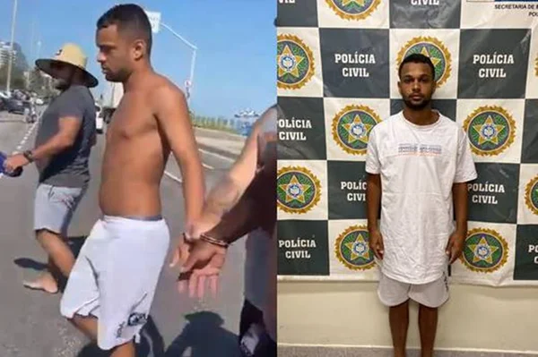 Davi Franca Silva, de 25 anos, foi preso na Barra da Tijuca, zona oeste do Rio