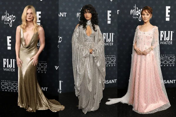 foto com cor. looks critics choice awards 2026 - metrópoles