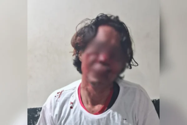 Briga de casal na prisão acaba em pancadaria e sangue para todo lado