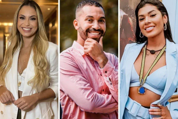 Sarah Andrade, Gil Nogueira e Pocah