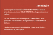 As premiações do aquathlon