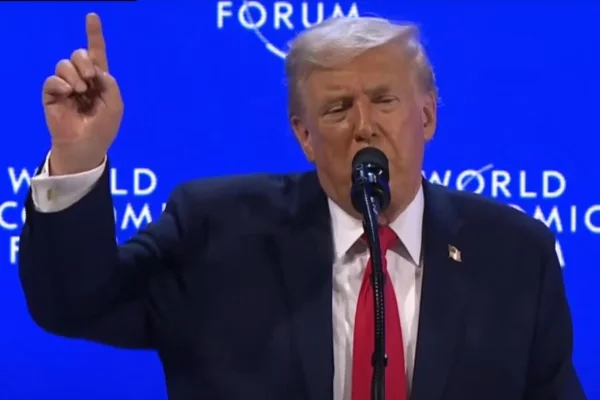 Trump durante Fórum Econômico Mundial em Davos