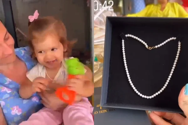Maria Alice ganha joia de Virgínia Fonseca (Reprodução: Instagram)