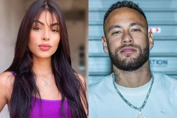 Montagem colorida de Sophia Barclay e Neymar - Metrópoles