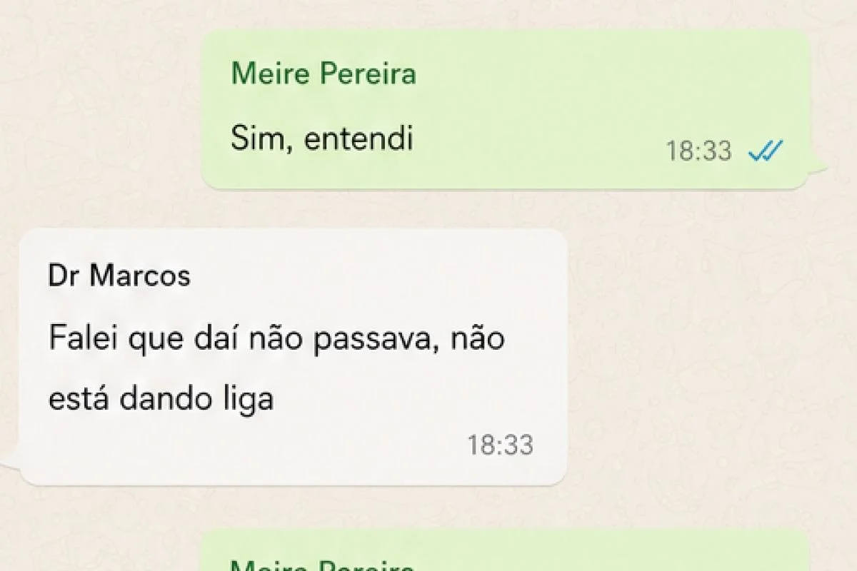 Trechos de conversas entre Meire Pereira e Marcos José Gomes Corrêa Trechos de conversas entre Meire Pereira e Marcos José Gomes Corrêa