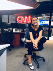 Elisa Veeck trabalha na CNN