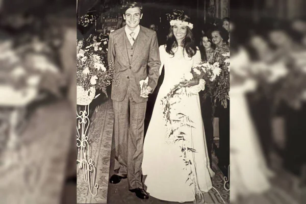 imagem em preto mostra casamento de geraldo e lu alckmin - Metrópoles