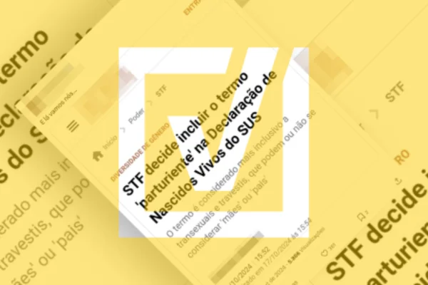 Print de post que compartilha decisão do STF sobre mudanças na DNV. - Metrópoles
