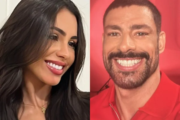Montagem feita a partir de fotos das redes sociais de Cauã Reymond e Luiza Watson - Metrópoles