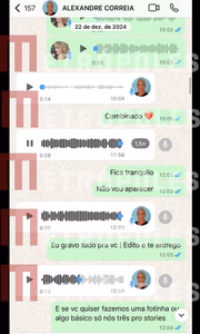 Conversa entre Alexandre Correa e Flavinha Cheirosa
