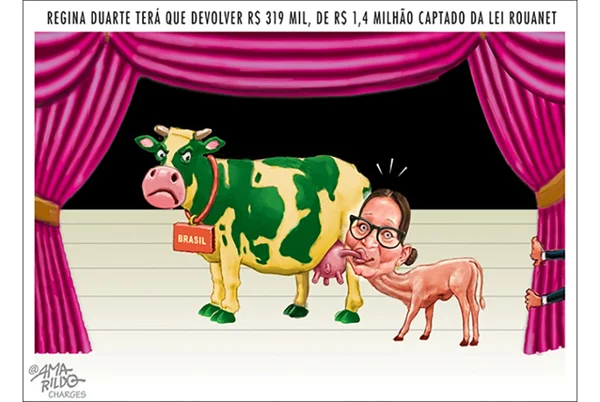 Charge do Amarildo